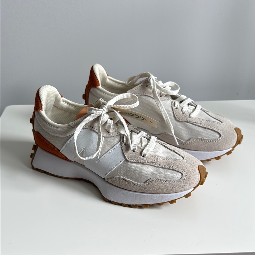New Balance Off-White Sneakers with Retro Design